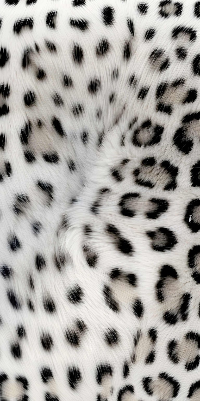 This 4K wallpaper features a clean, high-resolution white leopard fur pattern designed specifically for your iPhone. The minimalist wallpaper captures a soft, luxurious mood with crisp black spots against bright white textures.
