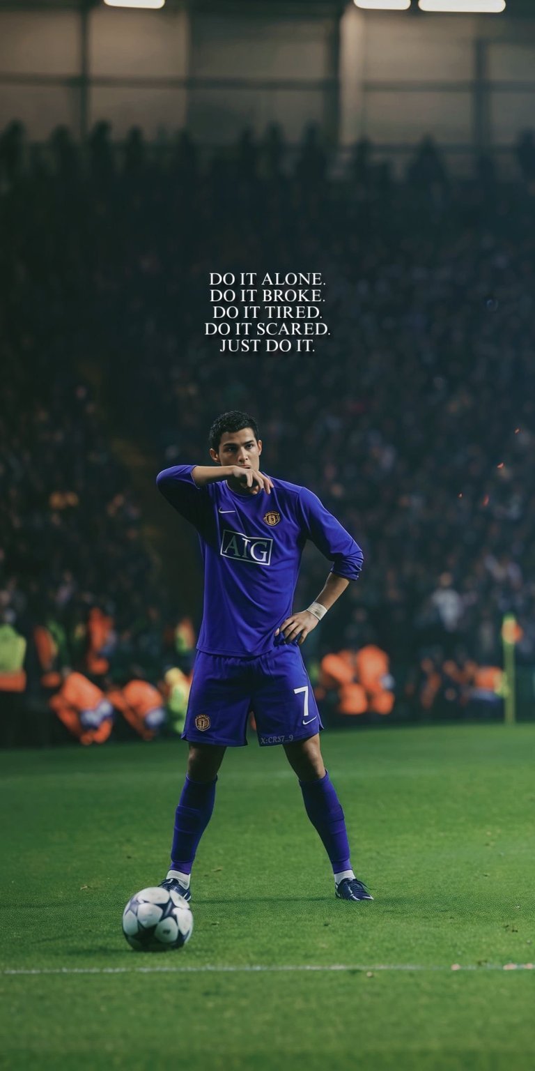 Cristiano Ronaldo in the game for mobile wallpaper 4K