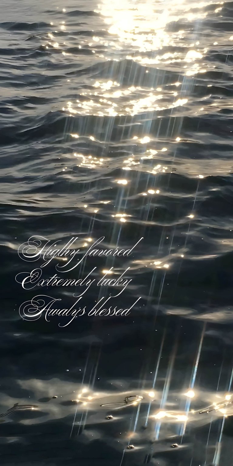 Sunlit ocean water wallpaper in an aesthetic wallpapers style, designed as a calming wallpaper for iPhone screens. This wallpaper features deep blue waves, golden light reflections, and a serene, cinematic mood with soft depth.