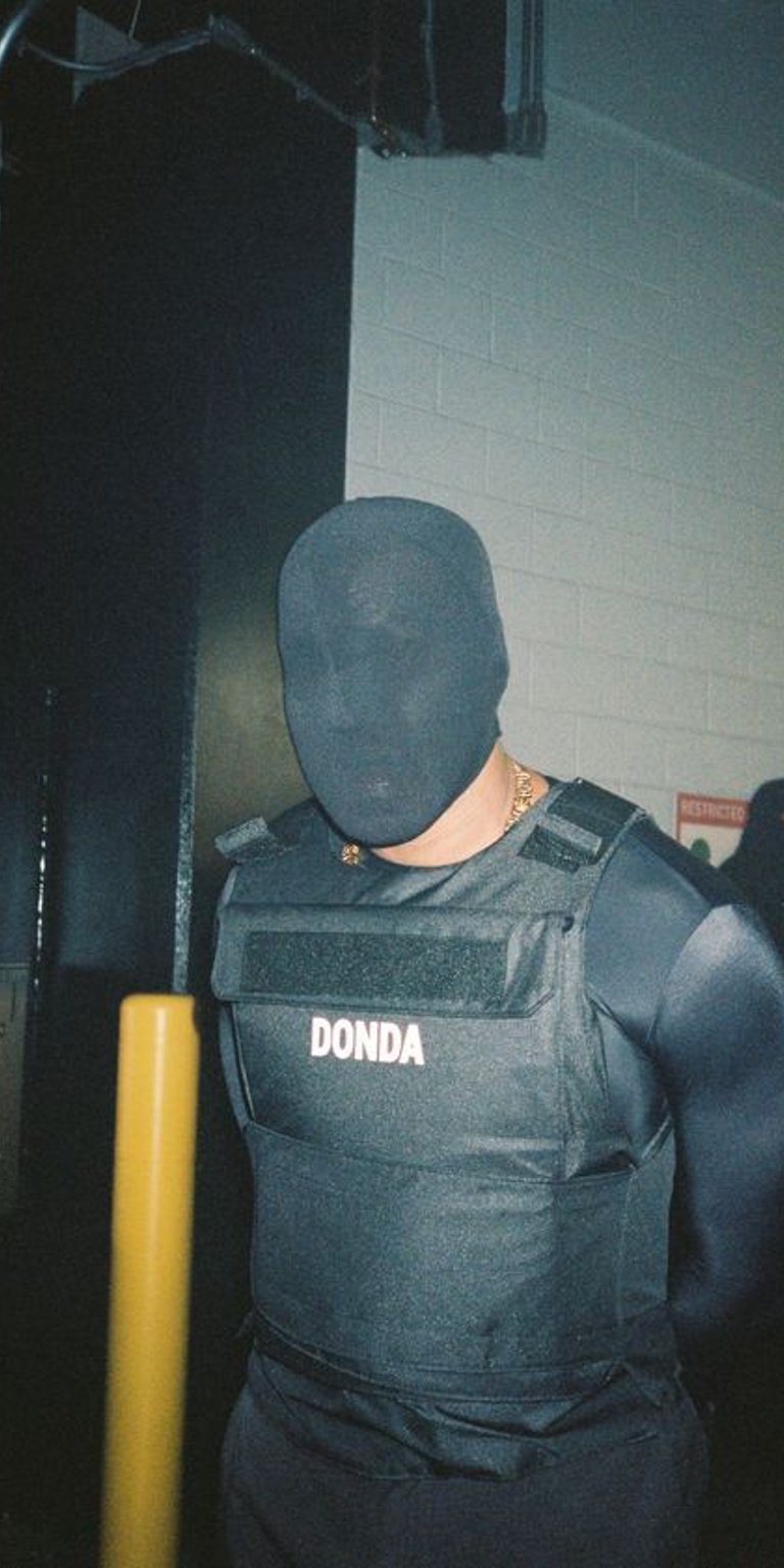 Kanye West on his Donda album wallpaper