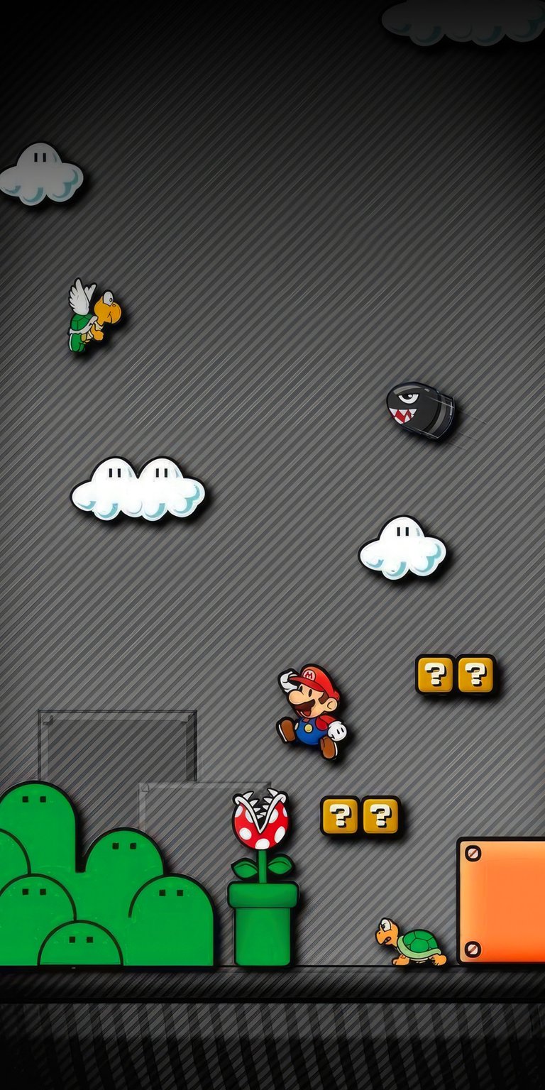 Super Mario game wallpaper iPhone