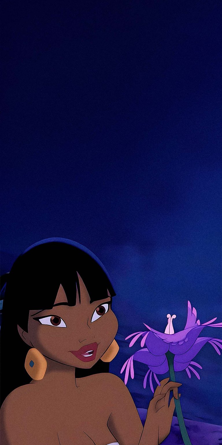 Chel with flower mobile wallpapers