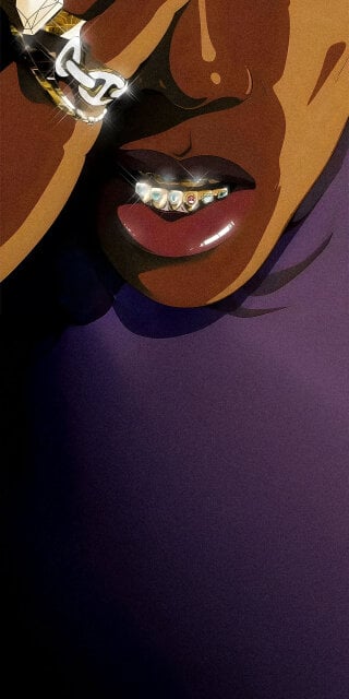 Anime Rapper Grillz wallpaper iPhone