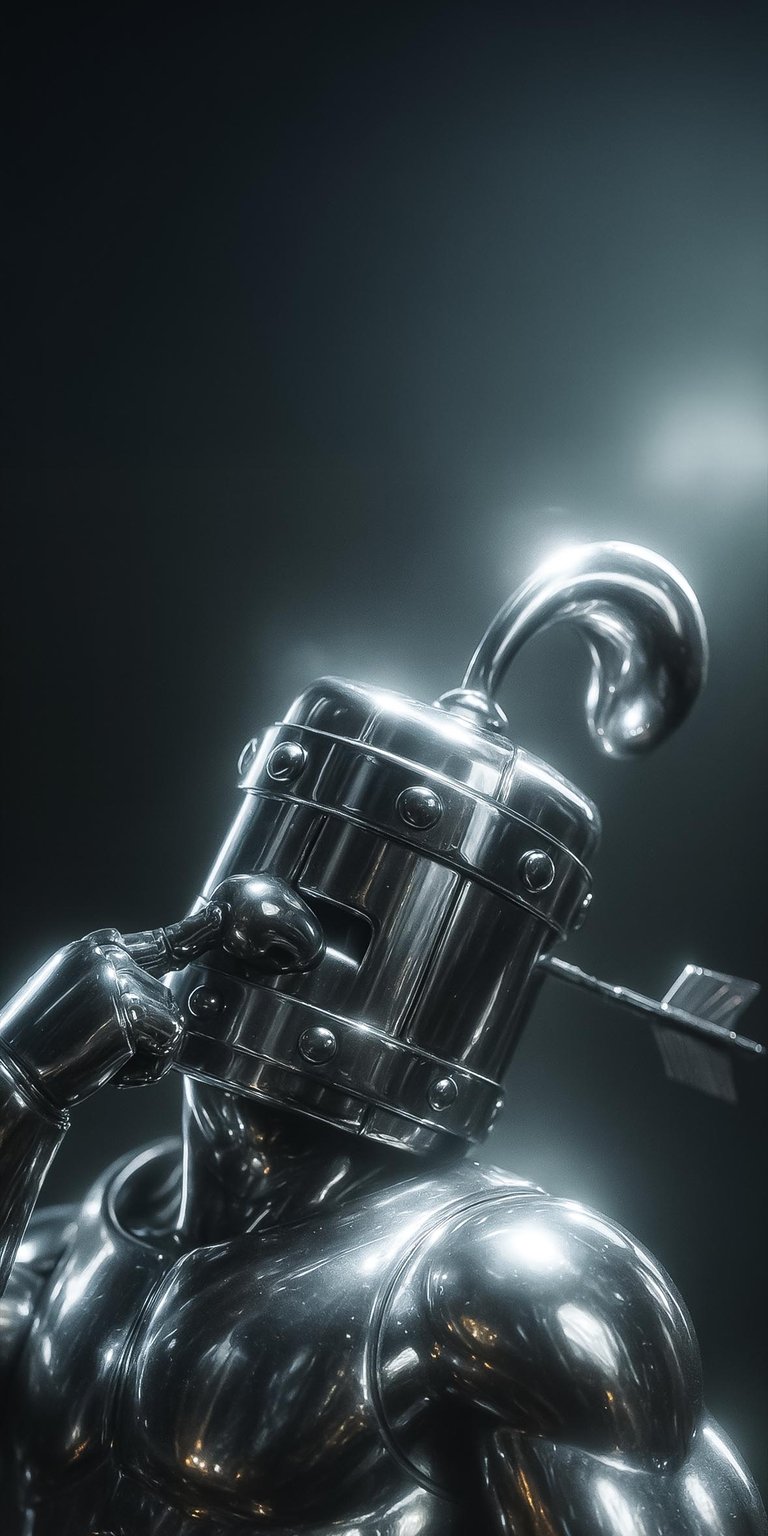 Clash Royale Mega Knight Silver Surfer theme iPhone wallpaper optimized for HD and 4K displays