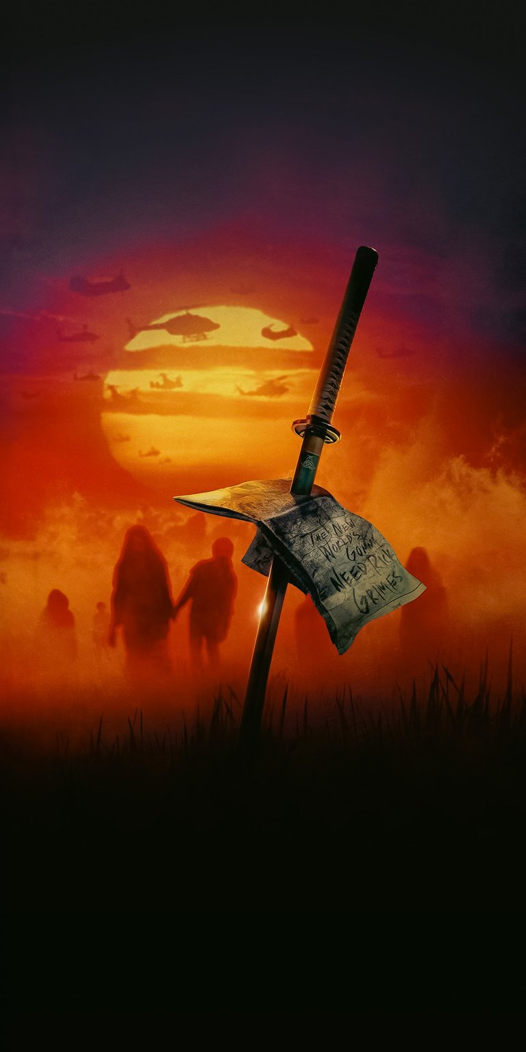 sword with paper poster wallpaper