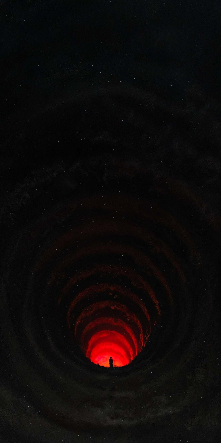 Dark tunnel iPhone wallpaper HD
