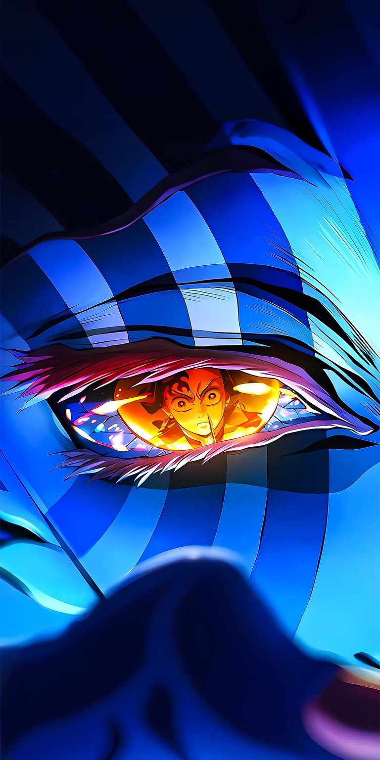 Akaza eyes wallpaper iOS HD