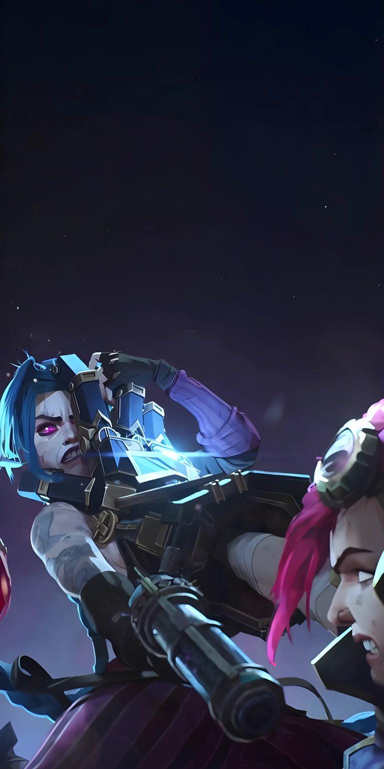 Jinx fight wallpaper iPhone HD