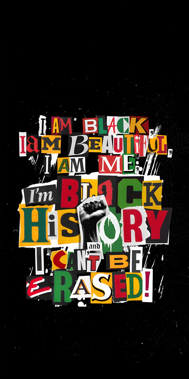 This vibrant collage wallpaper features layered text and symbolic imagery. A colorful Aesthetic wallpaper designed to make your iPhone stand out.