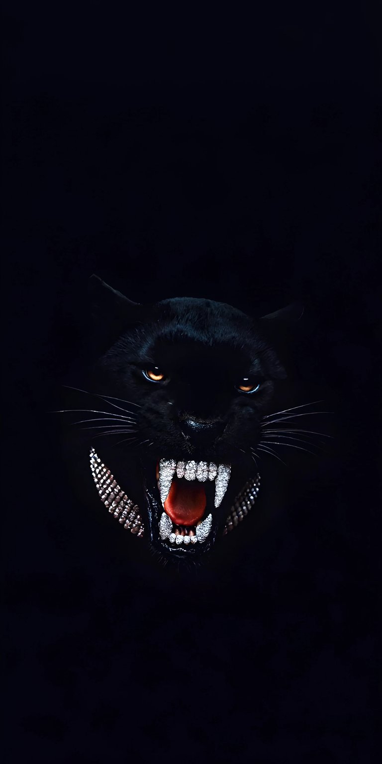 Black panther iPhone wallpaper 4K
