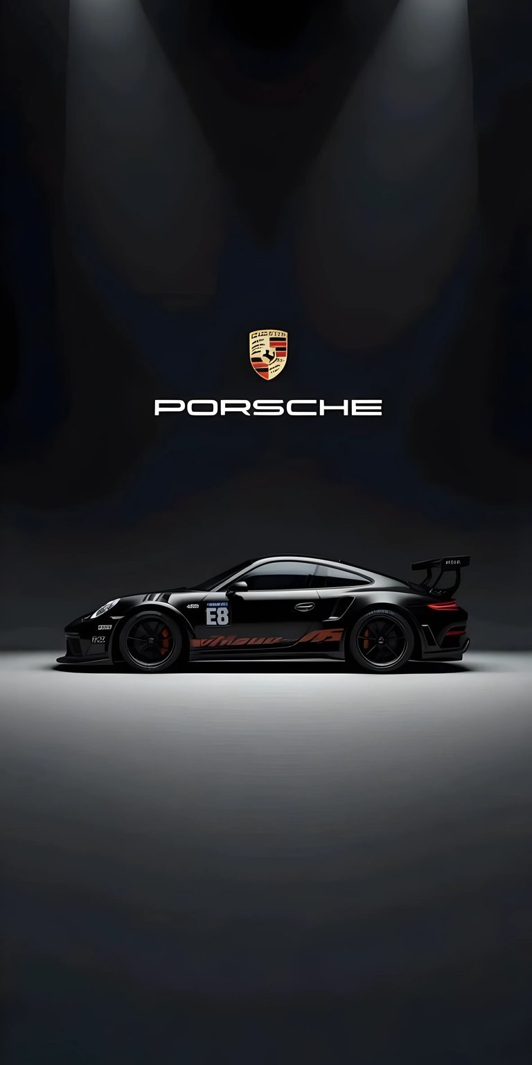 911GT3RS black wallpaper for iPhone HD