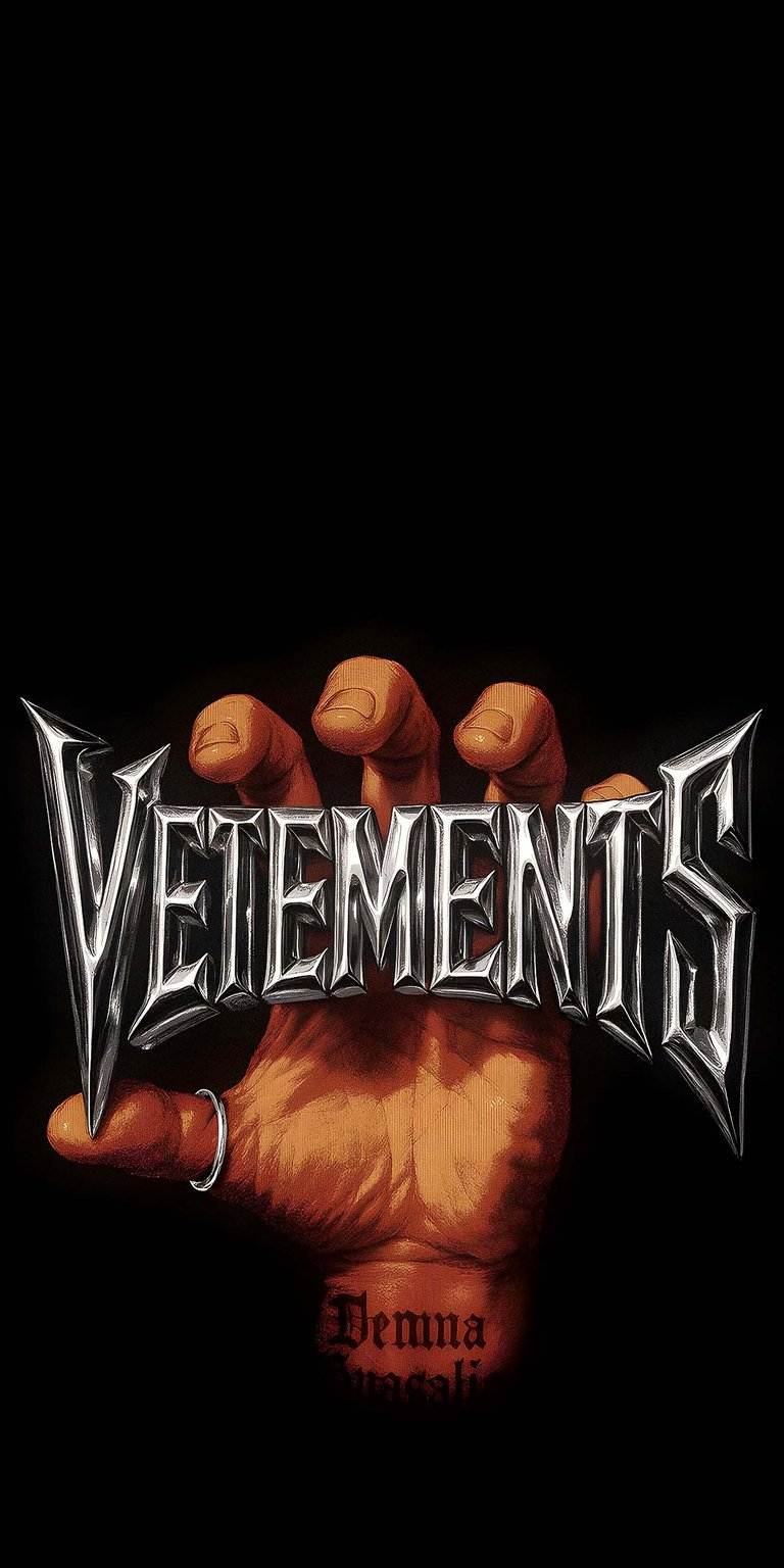 Vetements metal theme wallpaper HD iPhone 4k