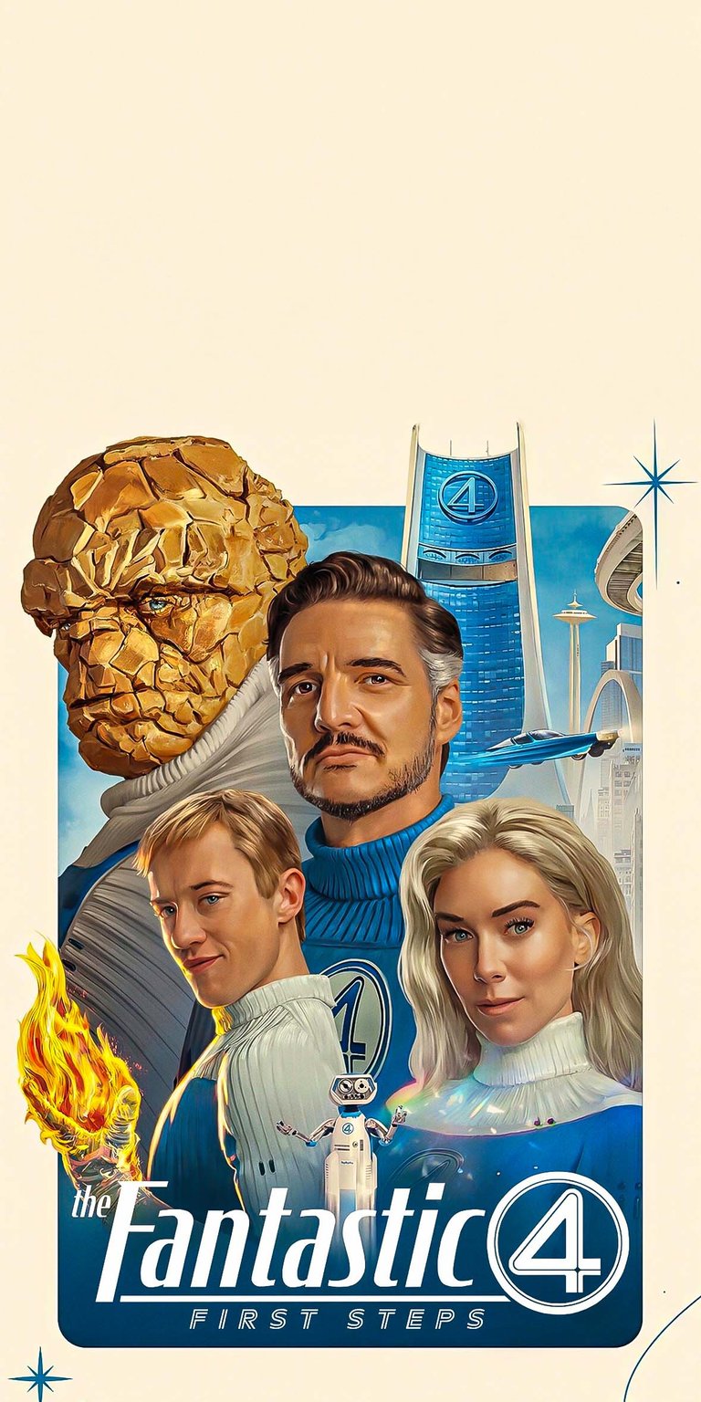 Fantastic 4 movie characters poster art iPhone Wallpaper HD