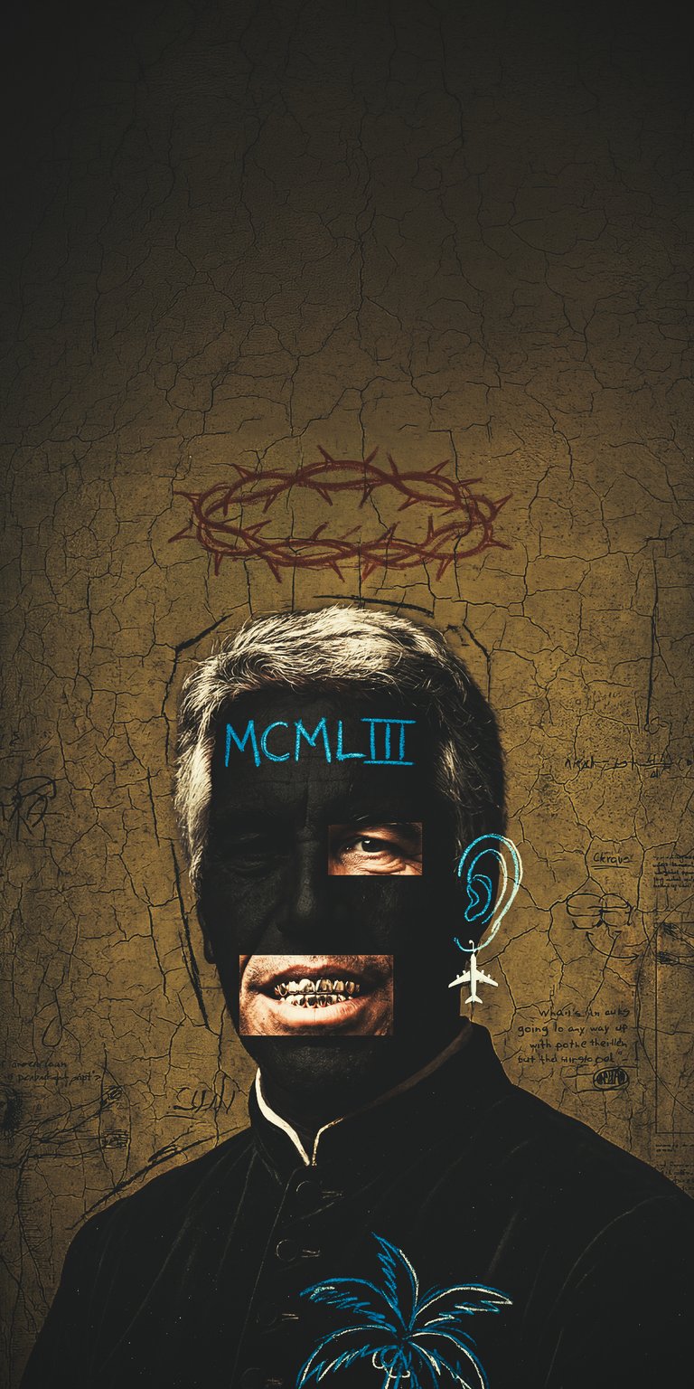 This Aesthetic wallpapers design features a gritty, neo-expressionist collage portrait with mixed-media elements and crown of thorns imagery. Enhance your iPhone with this 4K wallpaper featuring muted olive tones, hand-drawn chalk details, and a high-contrast shadow effect.