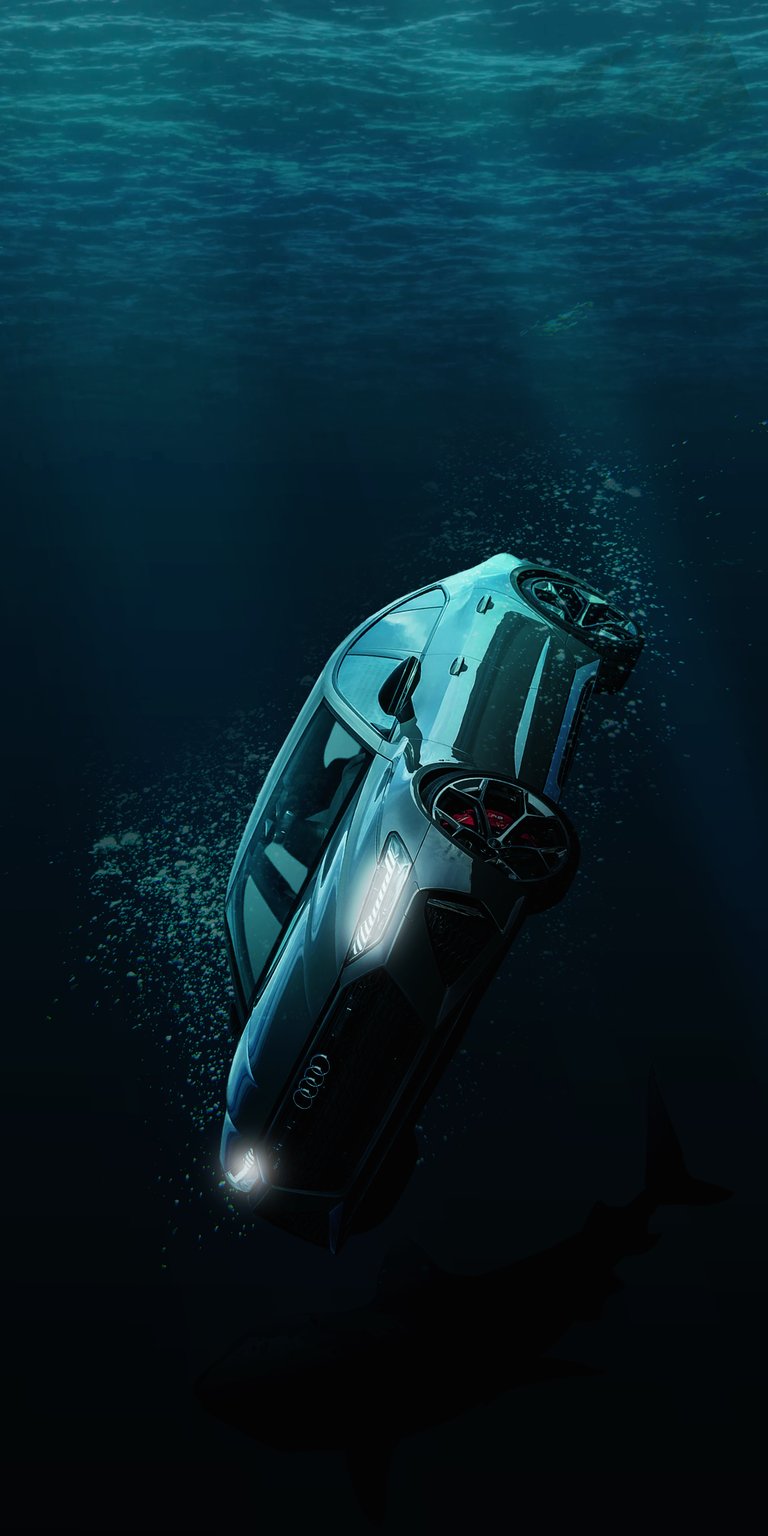 RS5 under the sea wallpaper 4k iPhone