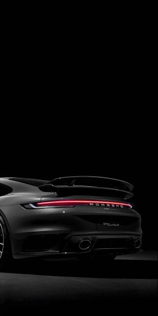 911 Rear Lights Wallpaper for iPhone HD