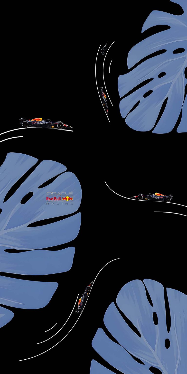 Redbull Formula 1 art wallpaper iOS