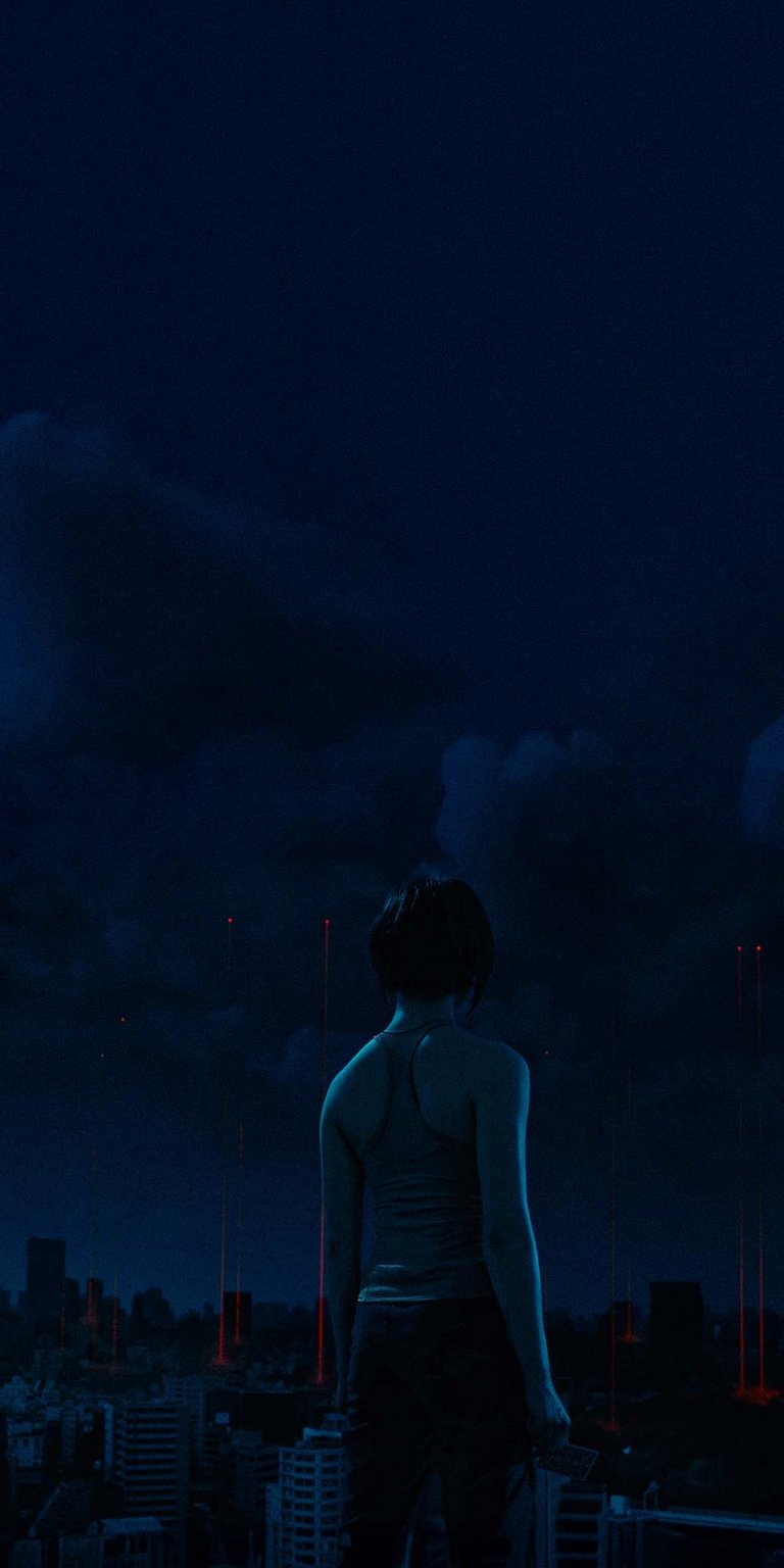 Yuzuha Usagi midnight scene Wallpaper 4k