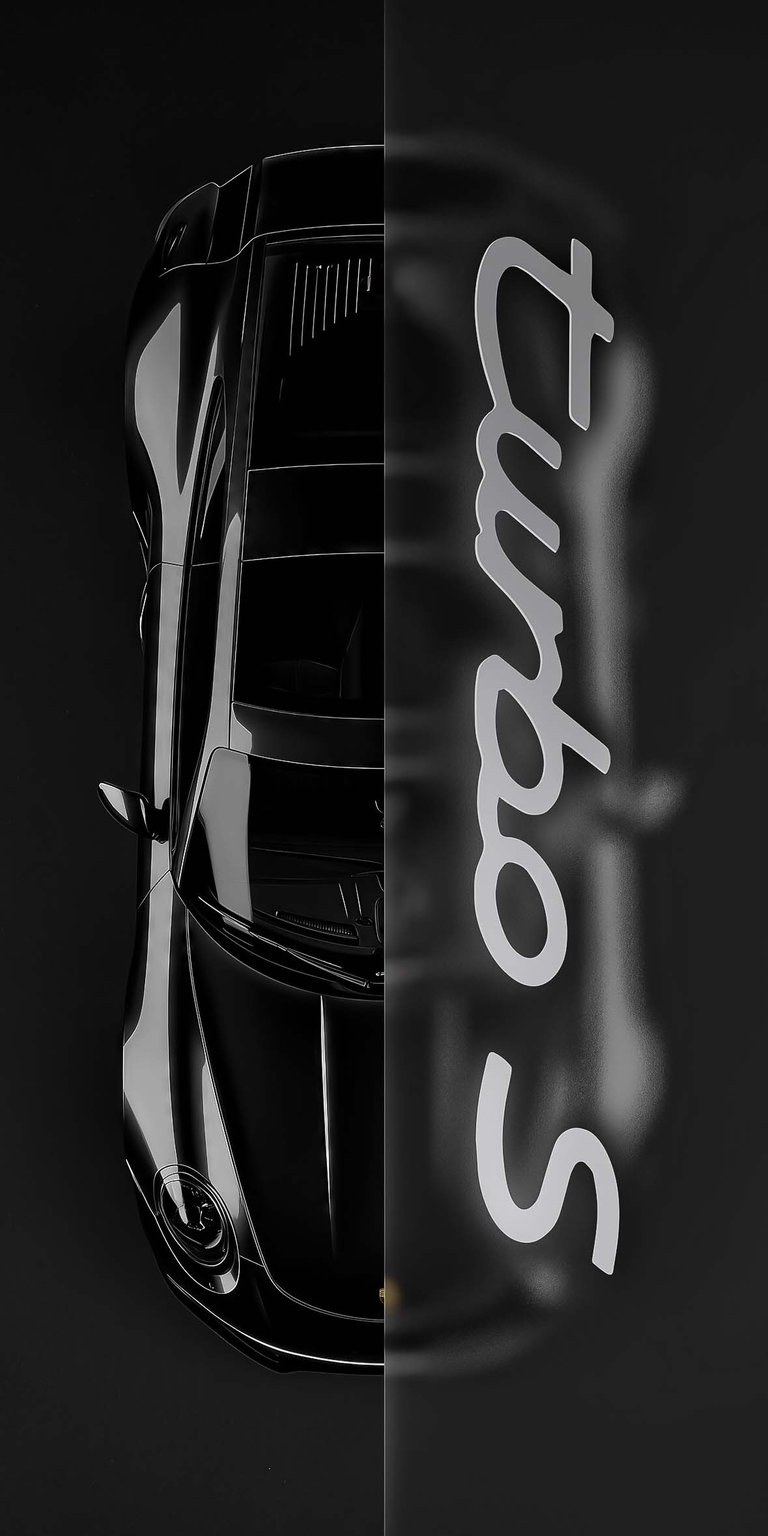 Porsche 911 Turbo S logo wallpaper iOS HD