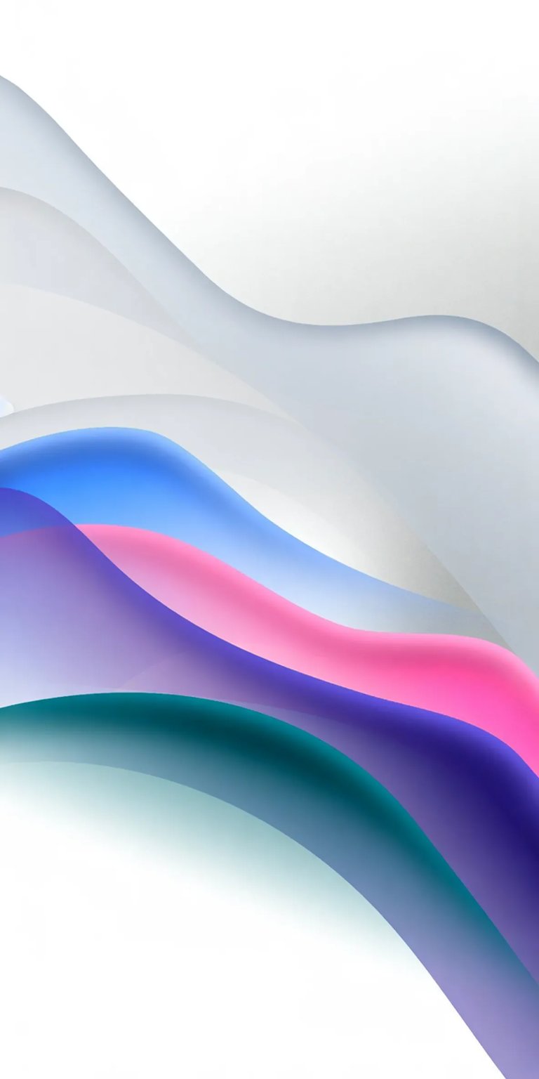 Colorful waves wallpaper for iPhone HD