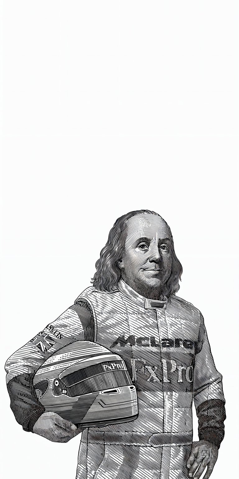 Benjamin Franklin F1 wallpaper iPhone 4K