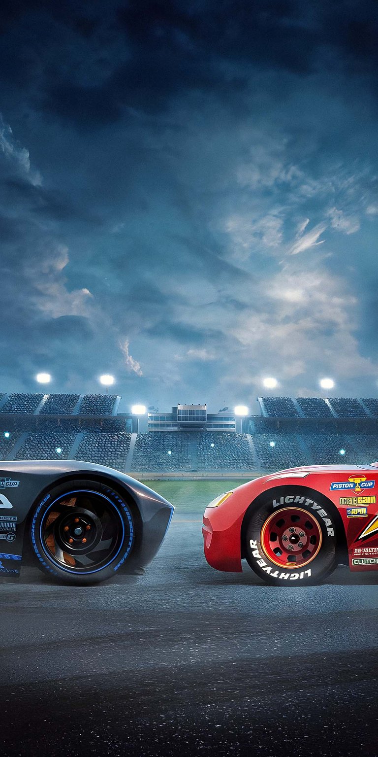 Jackson Storm and Lightning McQueen wallpaper 4k iPhone
