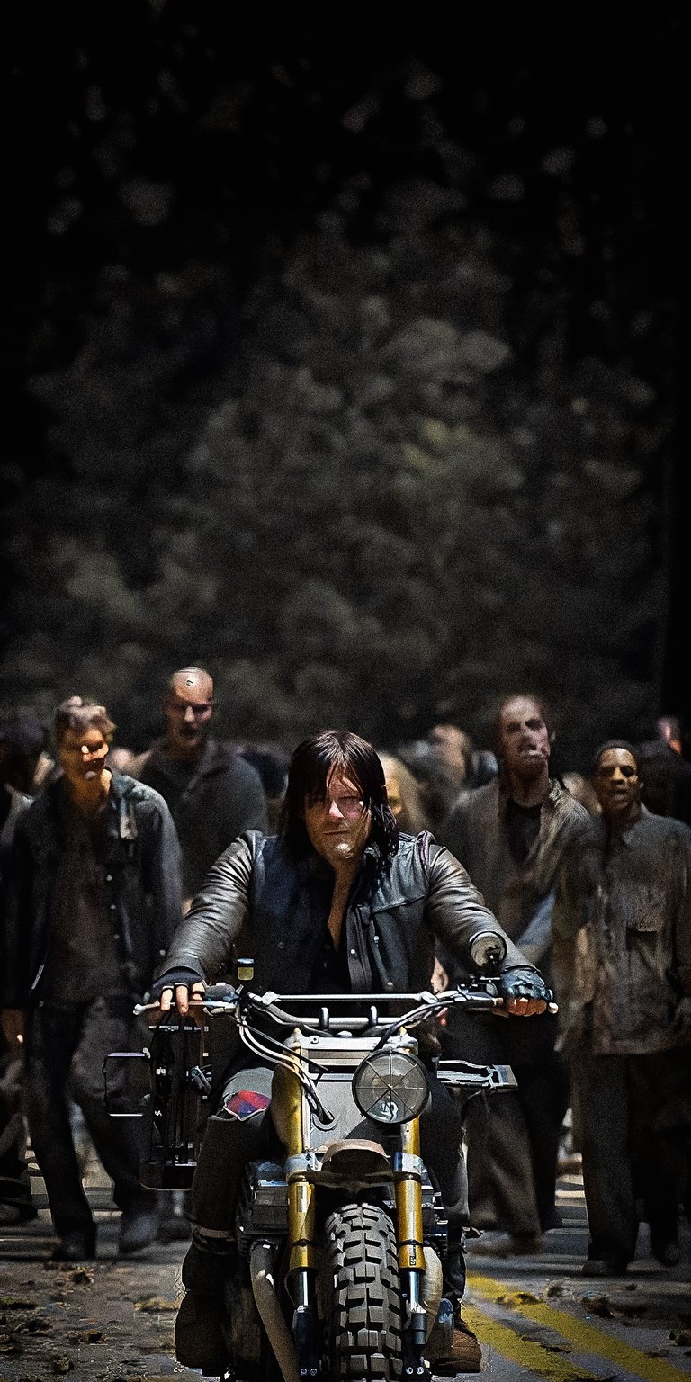 Daryl Dixon riding a bike wallpapers