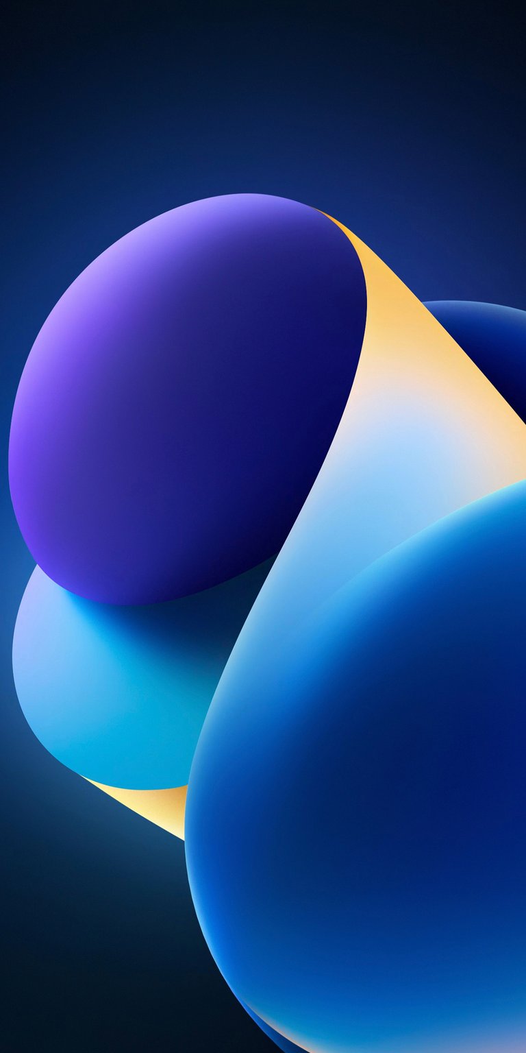 Blue design S shaped wallpapers