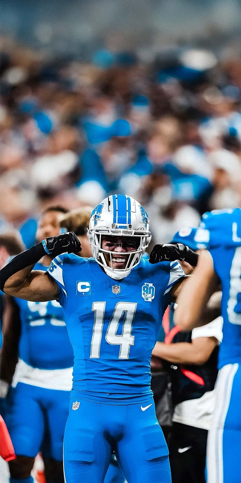 Amon Ra St Brown HD wallpaper iPhone