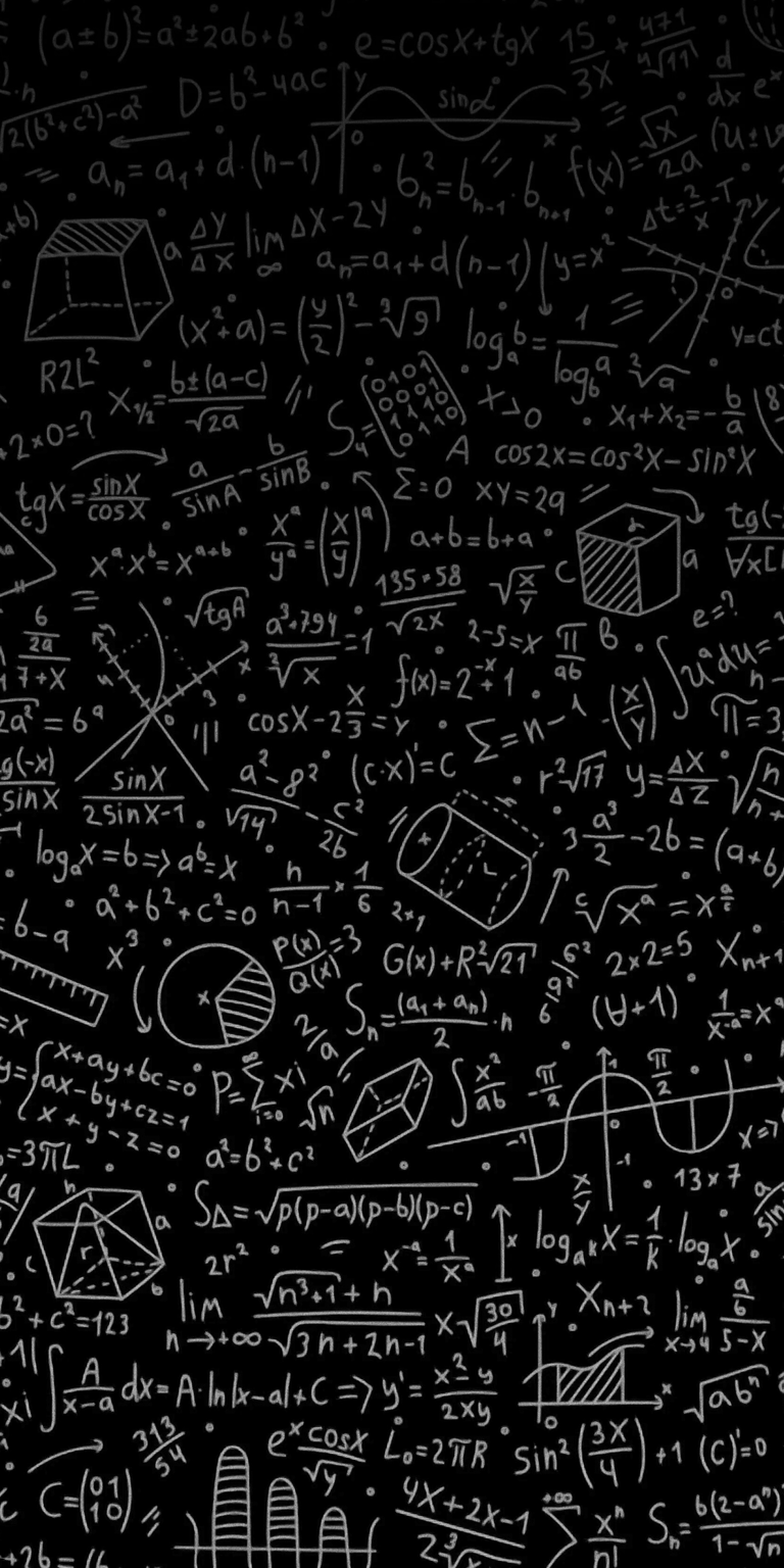 Calculations wallpaper iPhone HD