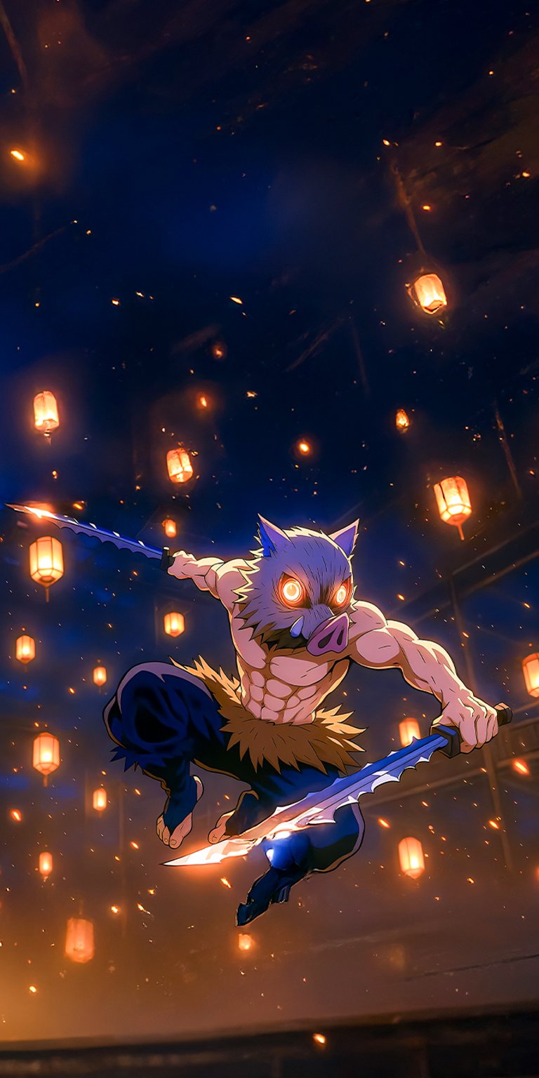 Inosuke Hashibira wallpaper iPhone 4K