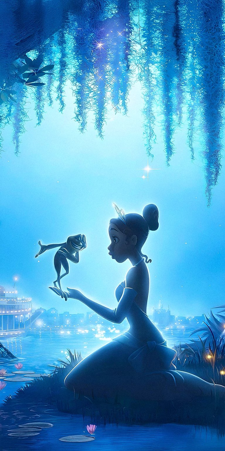 Princess and the Frog before kiss scene wallpaper in HD