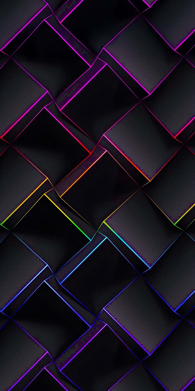 3D abstract dark wallpaper iPhone 4k