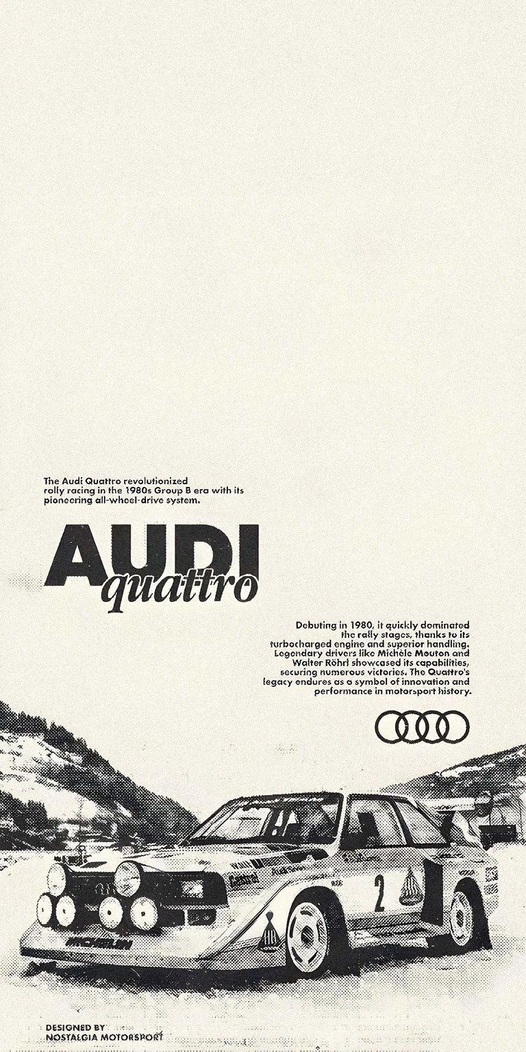 Quattro Rally wallpaper iPhone