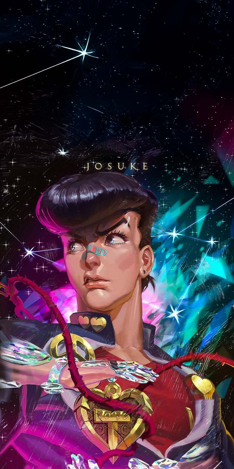 Josuke Higashikata poster 4K iPhone wallpaper