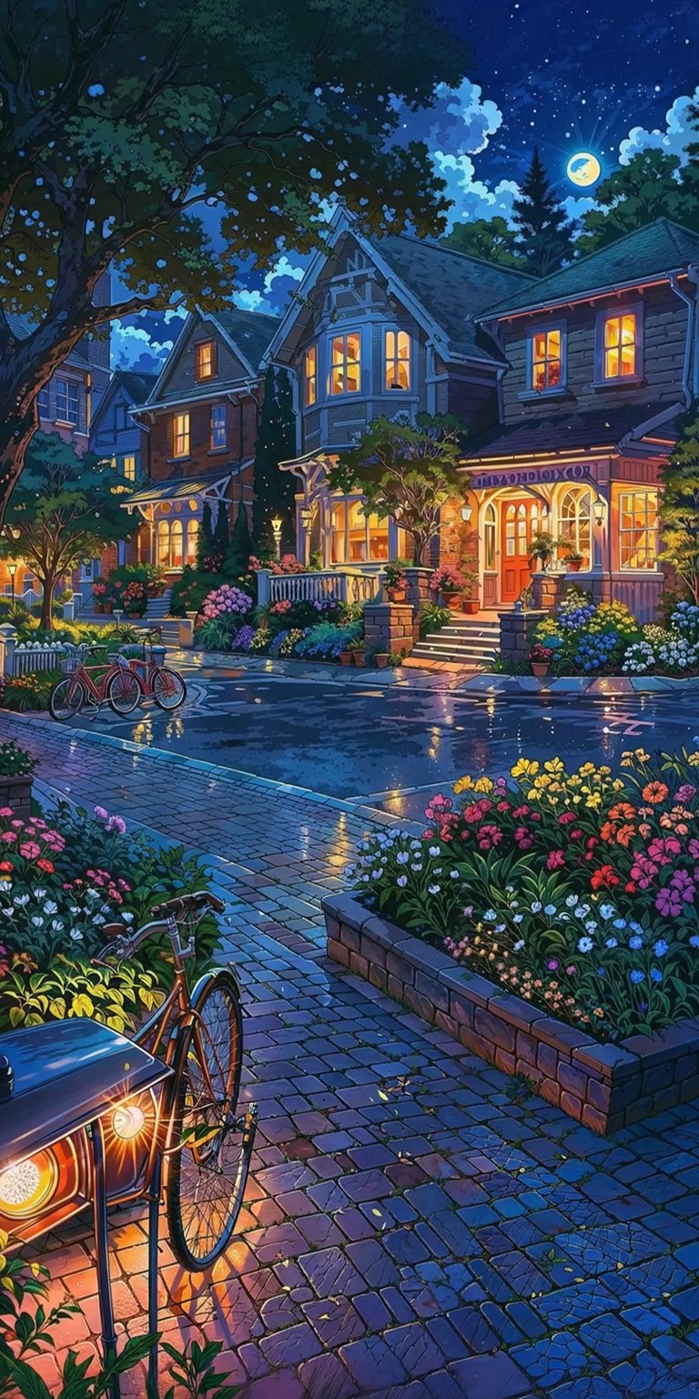 Rainy season art iPhone wallpaper HD