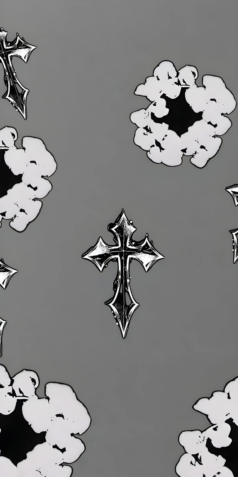 Chrome Hearts luxury logo wallpaper iOS