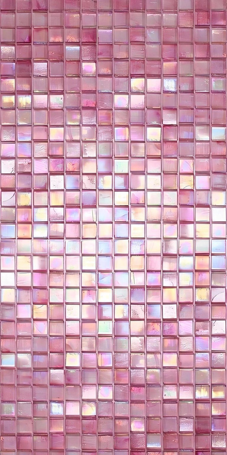 Download this dazzling pink tiles wallpaper in stunning 4K for your iPhone! The wallpaper features iridescent, pearlescent square tiles in various shades of pink.