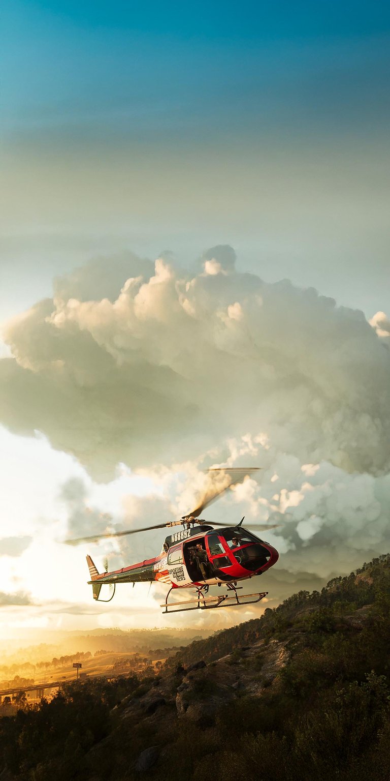 Grand Theft Auto 6 Helicopter Wallpaper for iOS