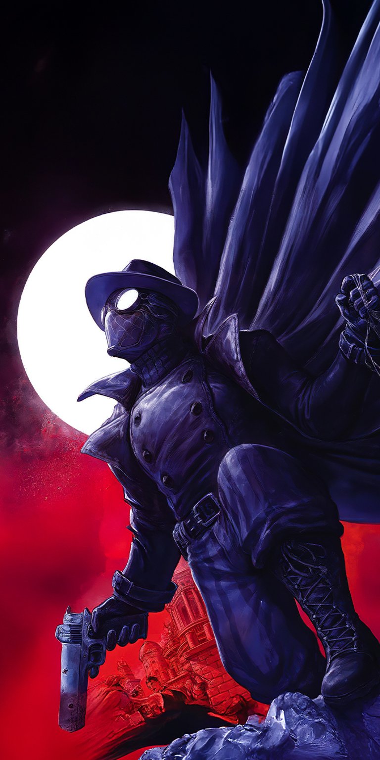 Spider-Man Noir wallpaper iPhone 4K