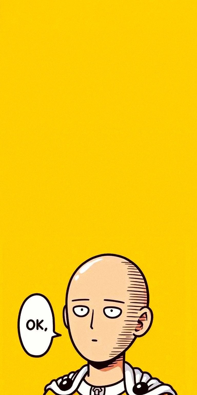One Punch Man Saitama wallpaper for iPhone