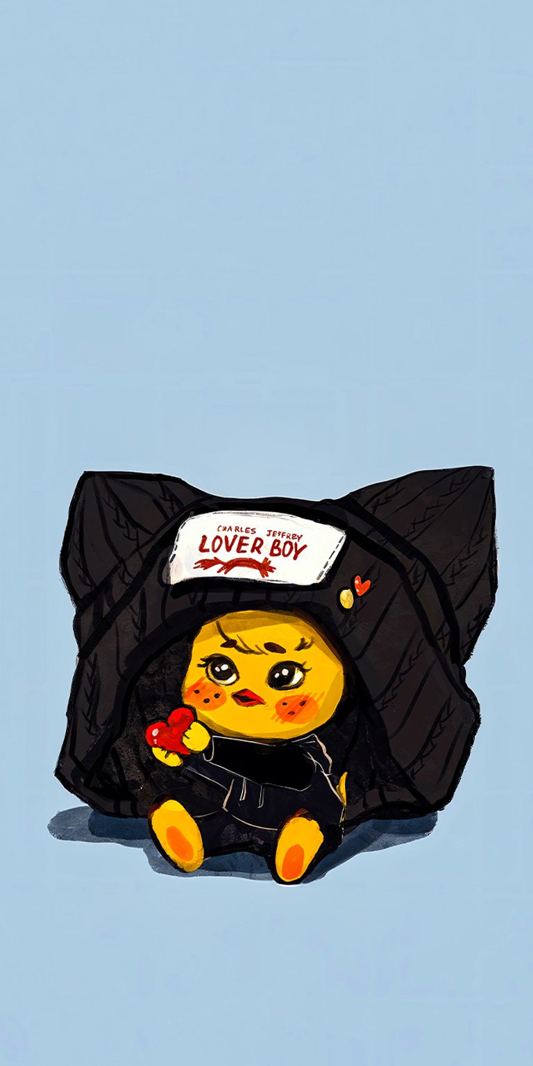 Kpop cute duck chibi wallpaper iPhone 4K