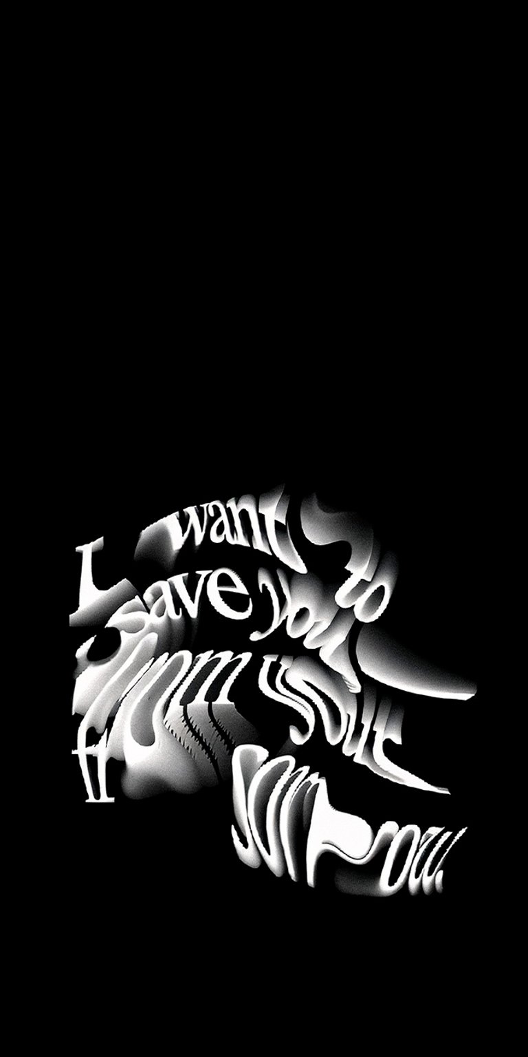 Dark text wallpaper iPhone 4K