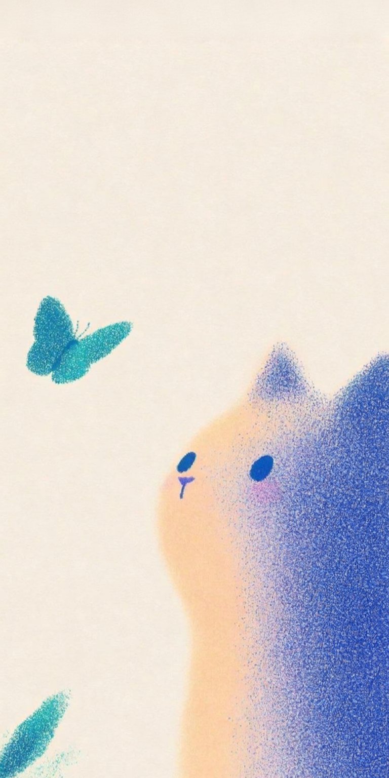 Cat art wallpaper iPhone HD
