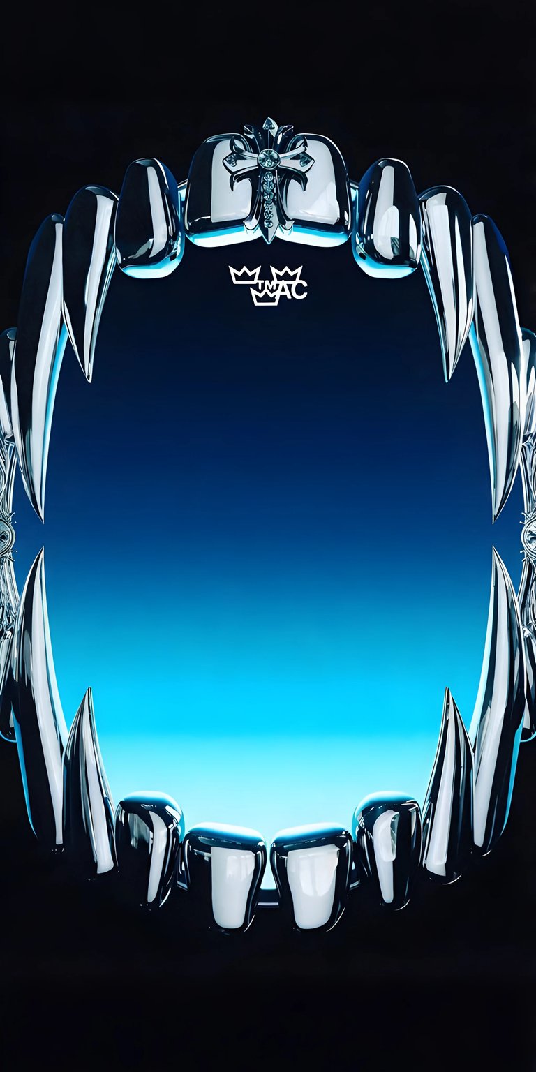 Chrome Hearts Sabretooth logo iPhone wallpaper HD