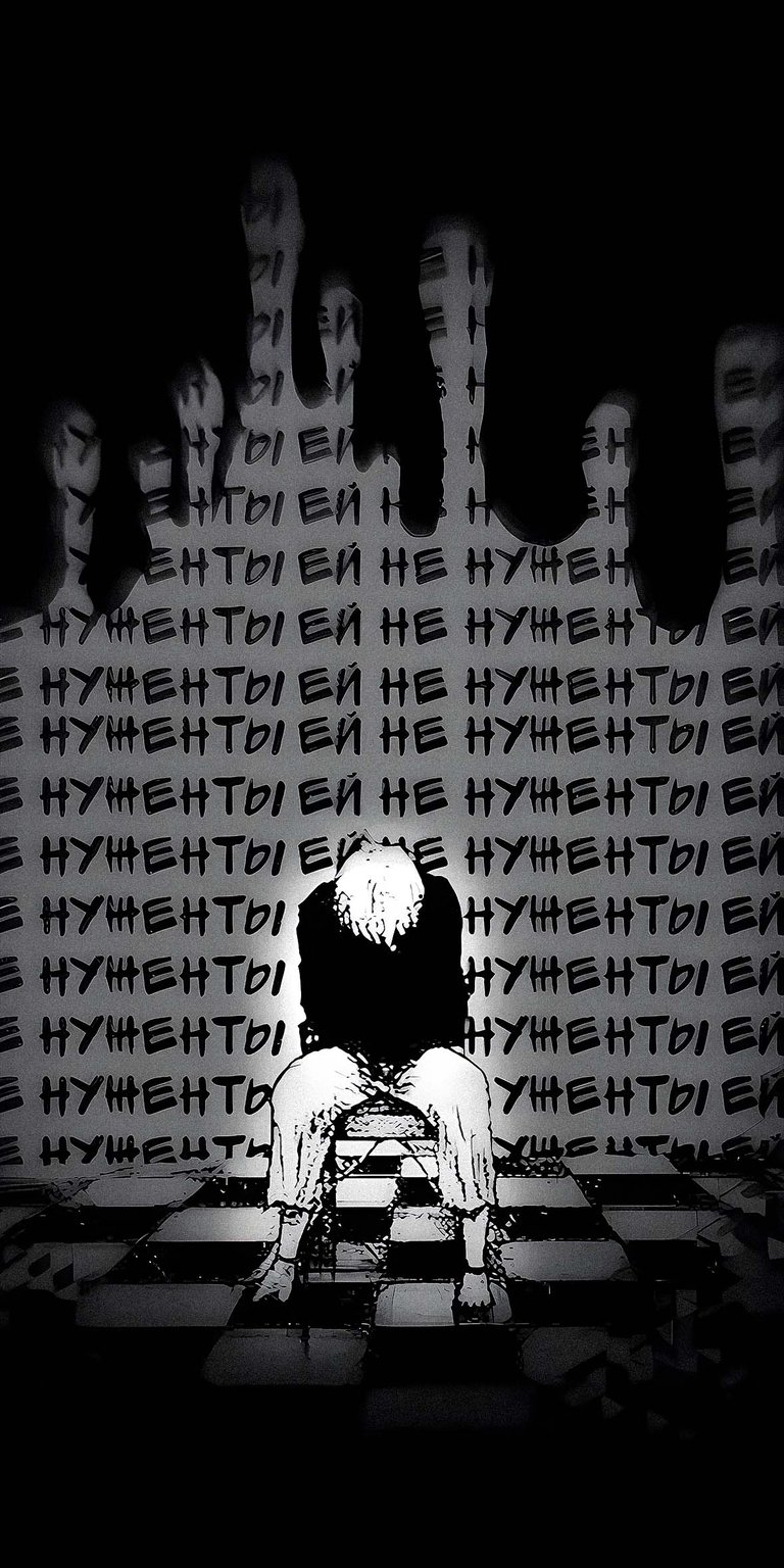 Loneliness anime character wallpaper HD iPhone