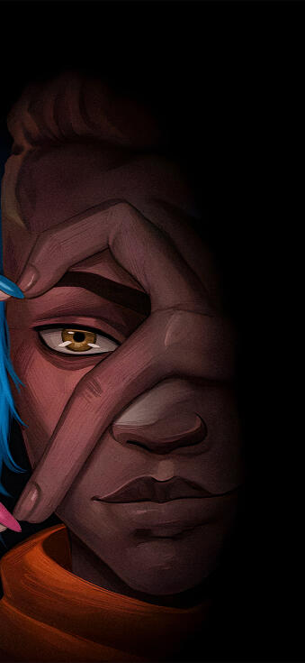 Jinx matching wallpaper iPhone