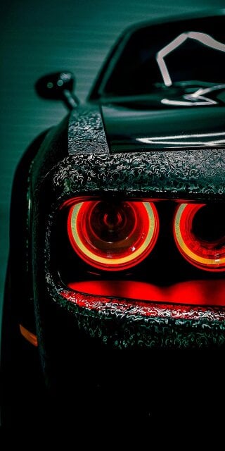 Challenger Devil Eye Lights Wallpaper 4k