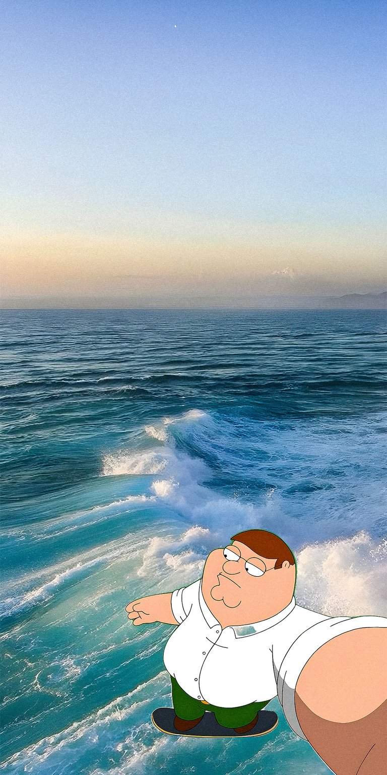 Peter surfing wallpaper iPhone