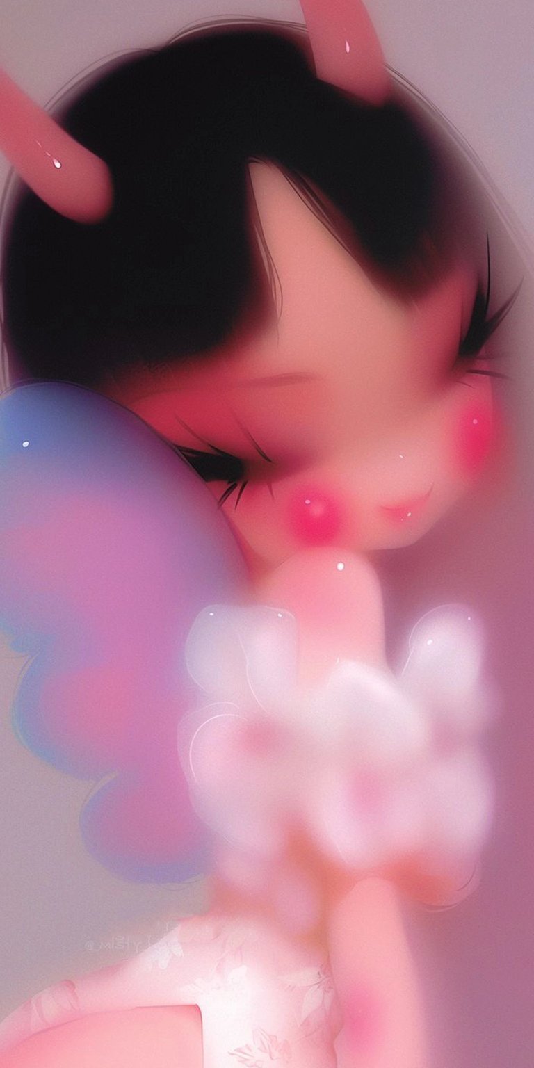 Download this Zero Two 4K wallpaper for your iPhone today. This stunning wallpaper features her iconic horns, long eyelashes, and butterfly wings.